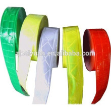 Diferentes colores PVC reflectante cinta coser ropa gorras etcetera